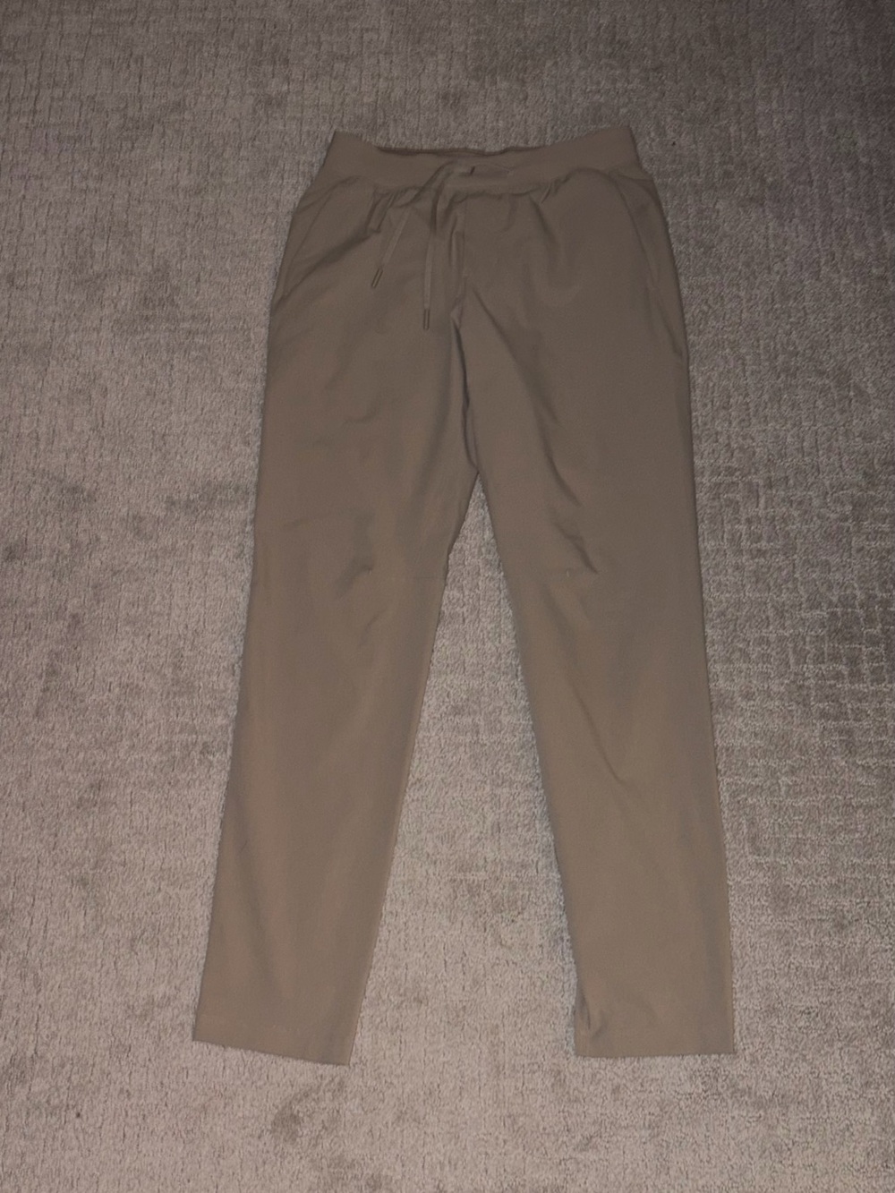 lululemon Zeroed In Slim-Fit Pants Men’s Small Downtown Tan, 29”